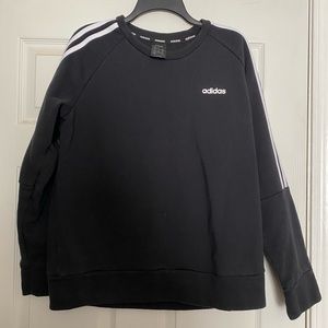 Black Adidas crewneck sweatshirt